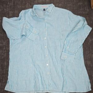 Blue Striped Dress Shirt